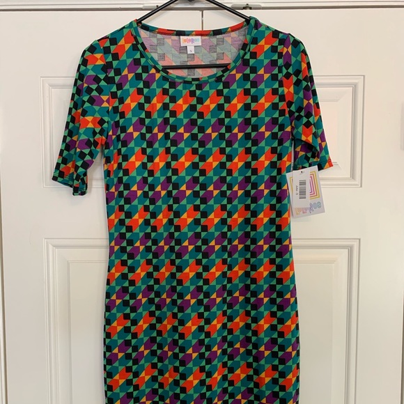 LuLaRoe NWT Julia Dress Sz S - Picture 1 of 6